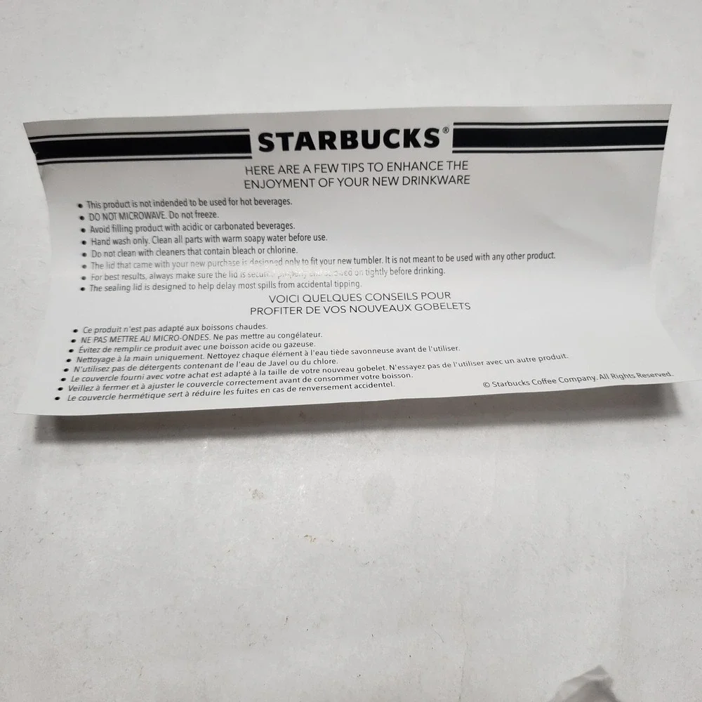 New Starbucks ● 2019 ● Blue Deim  ● Venti 24oz Tumbler With Lid And Straw Unused